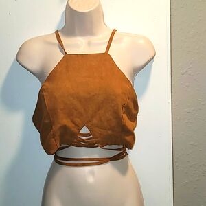 Cute Crop Halter Top M
